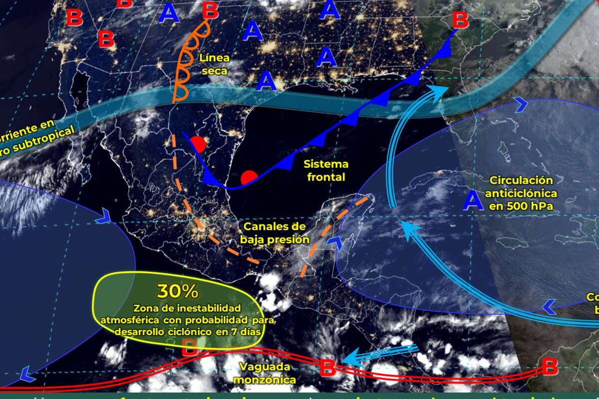 Conagua alerta por posibilidad de formación del primer ciclón tropical al Sur del País: ¿Qué estados se verán afectados?