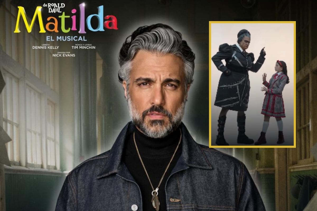Jaime Camil se transforma en la señorita Tronchatoro para “Matilda, el musical” en CDMX; así luce el actor