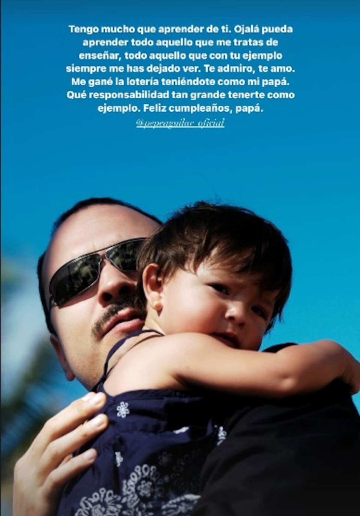 Ángela Aguilar dedica tierno mensaje a su padre, Pepe Aguilar, en su cumpleaños.