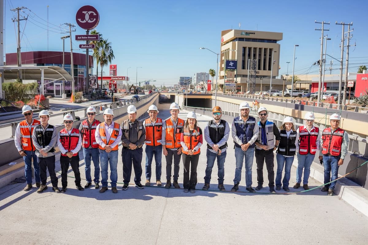 Puente a desnivel de Solidaridad y Colosio registra 93% de avance y podría entregarse antes de febrero