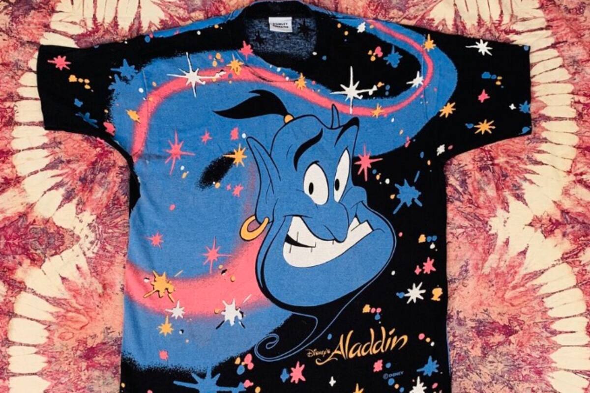 Alguien ha pagado 6 mil dólares por una camiseta vintage de Aladdin de hace 30 años