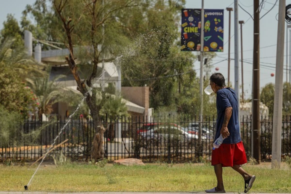 Jornada de extremo calor deja sensación térmica de hasta 46 grados en Mexicali