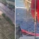 Videos: Así se ve el derrame de hidrocarburo que tiñó el río Pantepec y alcanzó el Tuxpan; Pemex instala barreras y equipos para contener la emergencia ambiental en Veracruz