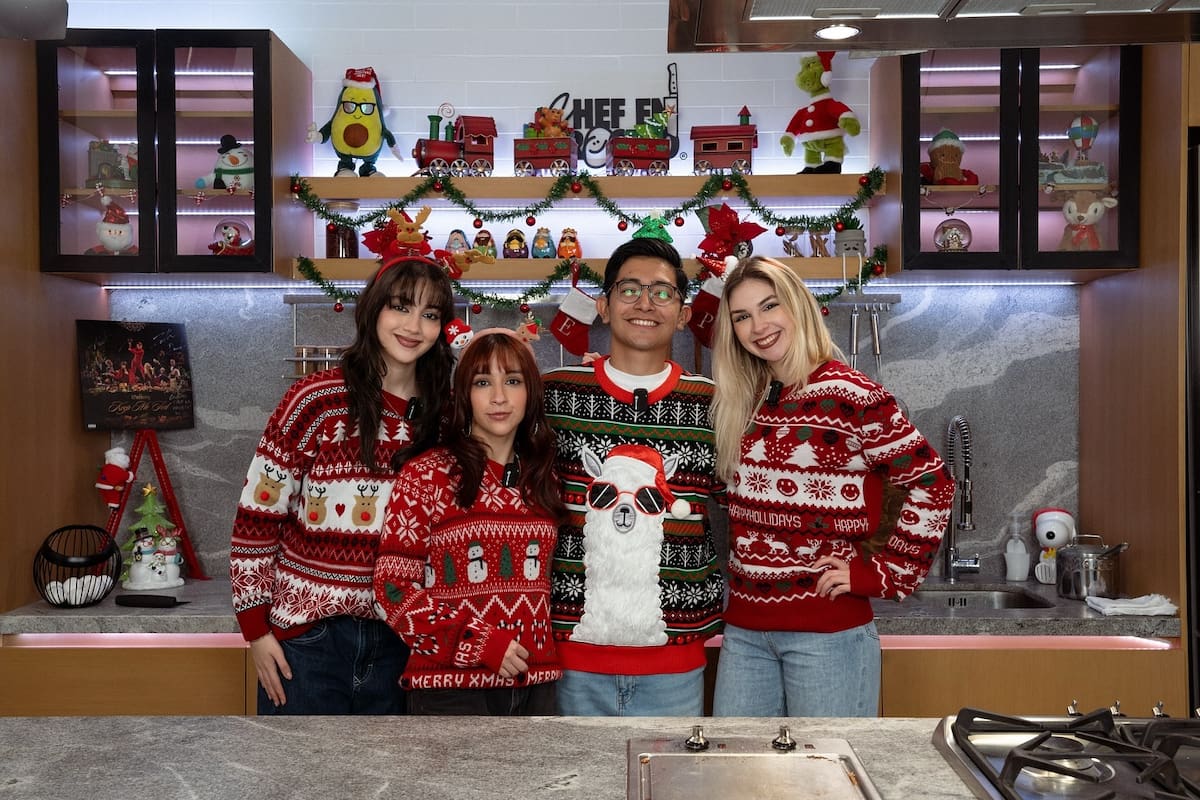 El grupo “The warning” junto a Chef en proceso / Instagram: @chefenproceso