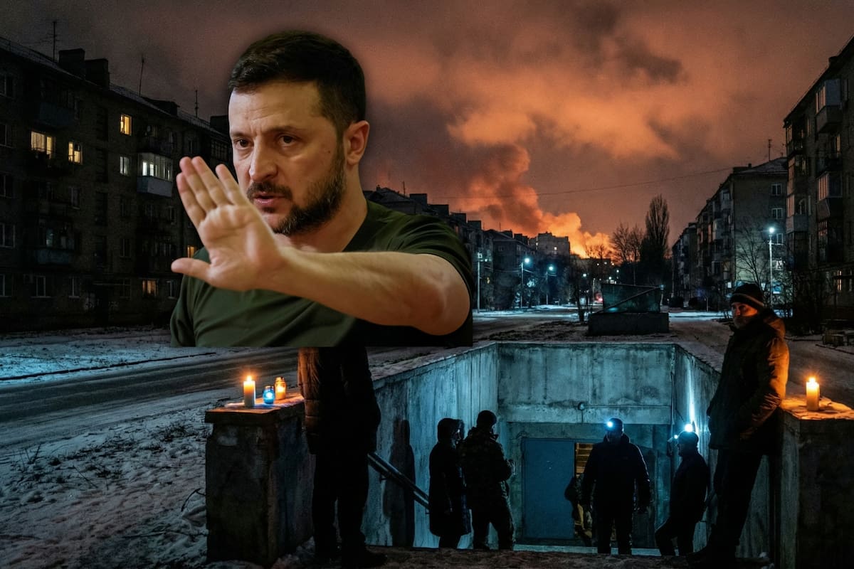 Zelenski advierte ataque masivo ruso esta noche y acusa a Putin de “usar el invierno como arma” tras dejar sin electricidad a más de 600 000 hogares en Ucrania