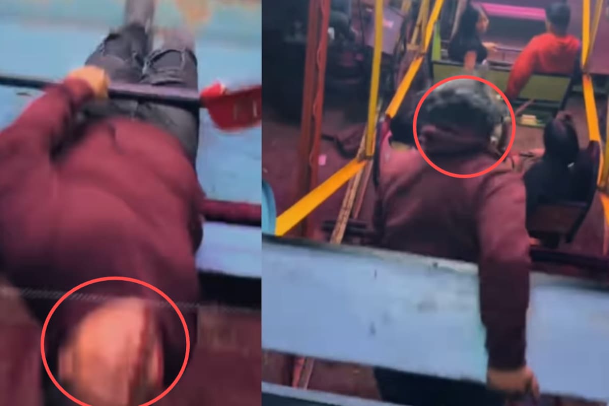 Hombre se queda dando vueltas sin parar en una atracción mecánica y causa revuelo en redes sociales