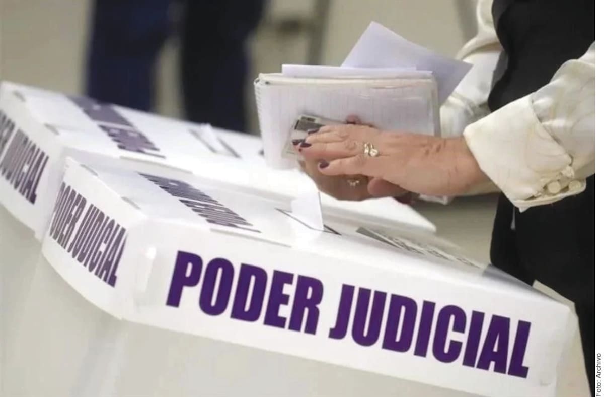 Una de las críticas a las elecciones del Poder Judicial fue la presencia de "acordeones" entre los votantes.