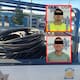 Caen presuntos responsables de 18 robos de cableado de telefonía