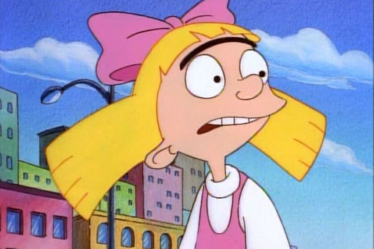 La IA imaginó a Helga de ¡Oye, Arnold! como una niña del mundo real y el resultado es impresionante