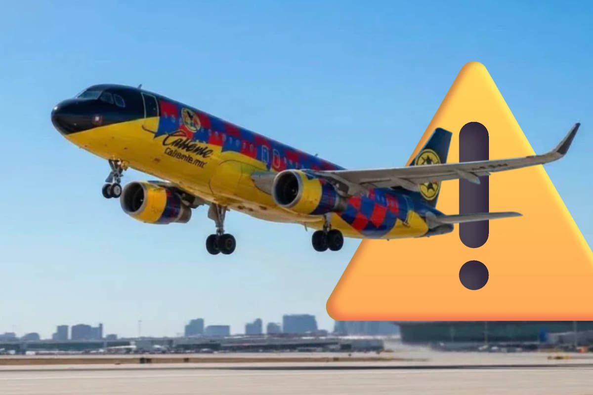 América sufre aterrizaje de emergencia por fallas en el avión