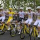 ¡La imagen del día! UAE formó una cadena humana con Tadej Pogacar e Isaac del Toro al centro en plena carrera del Tour de Francia 2026 (VIDEO)