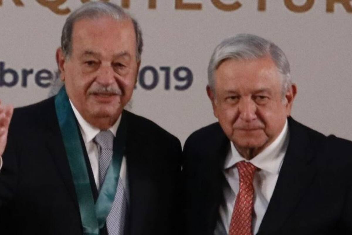 AMLO se reúne con el empresario Carlos Slim y Claudia Sheinbaum