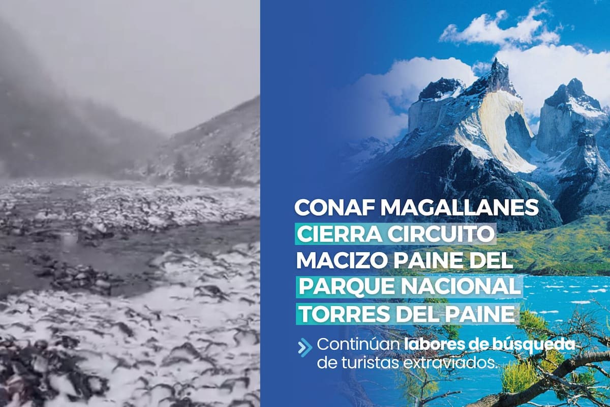 Dos mexicanos mueren a más de 3 mil metros de altura cuando se encontraban en Chile en el parque Nacional Torres del Paine