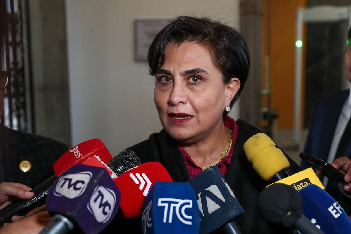 Gabriela Sommerfeld, canciller de Ecuador. | EFE