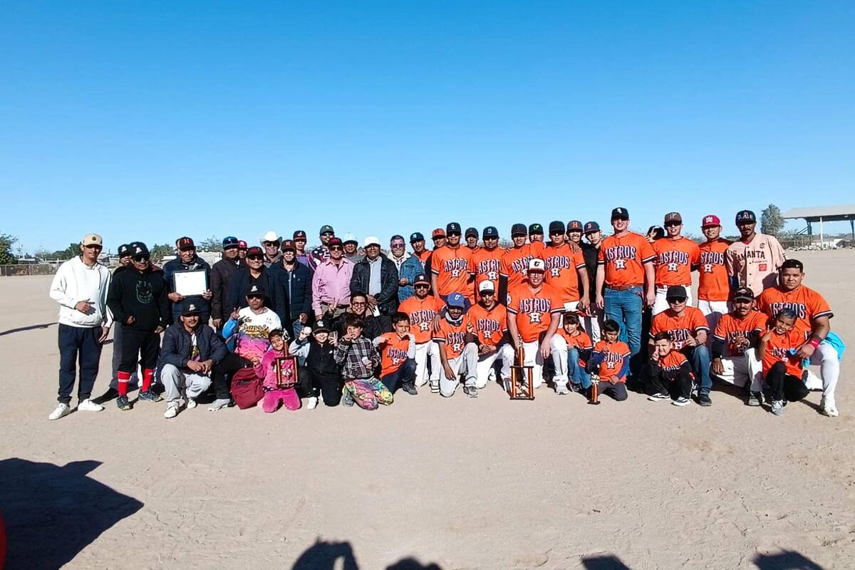 Se coronan Astros en Liga Municipal de Bahía Kino