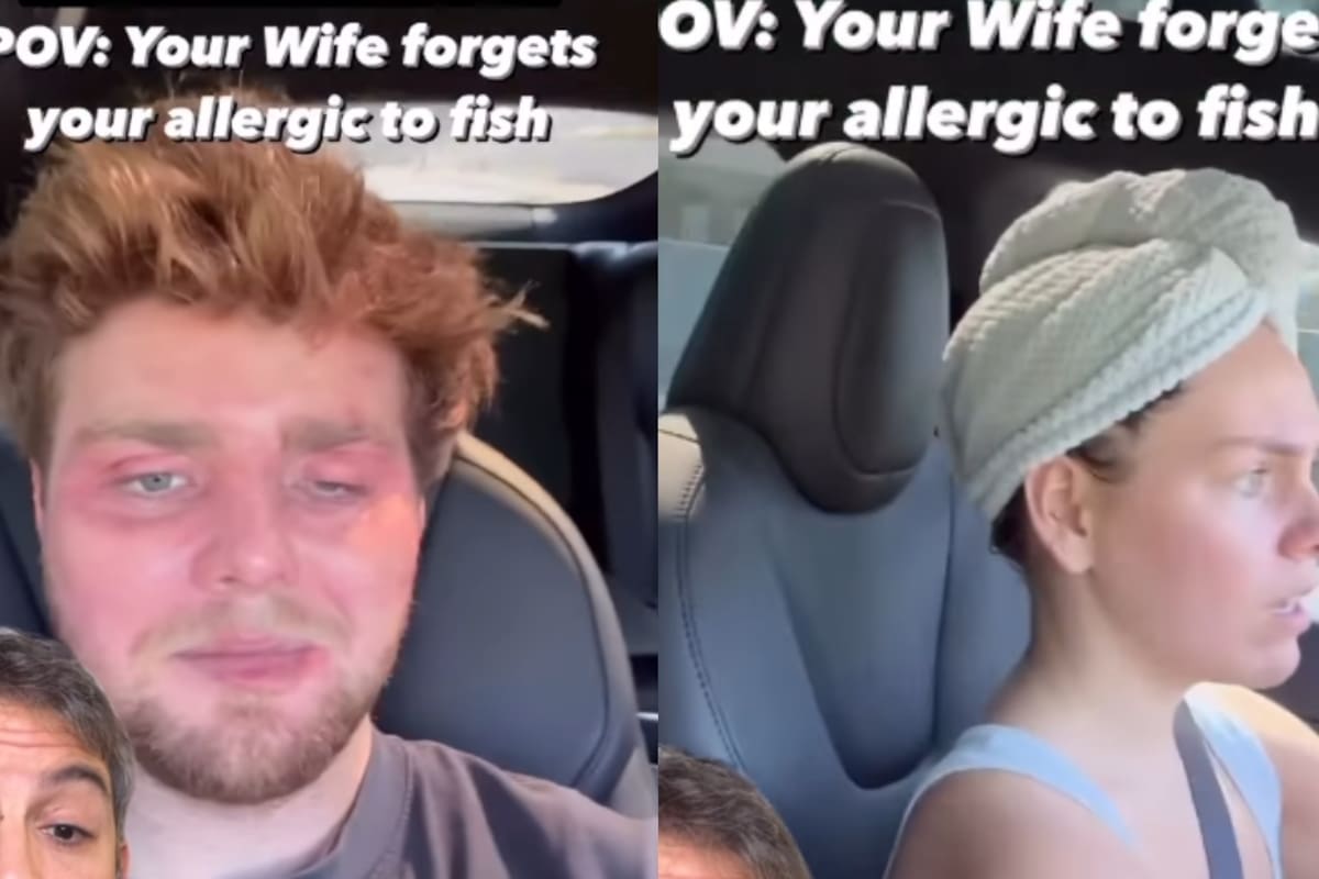 “Su esposa olvidó que era alérgico al pescado”: hombre termina en el hospital de emergencia después de que su esposa cocinara sin recordar su alergia