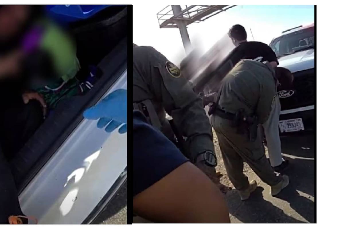 Hallan a migrante oculto en la cajuela de un auto bajo temperaturas de 43°C en Yuma, Arizona