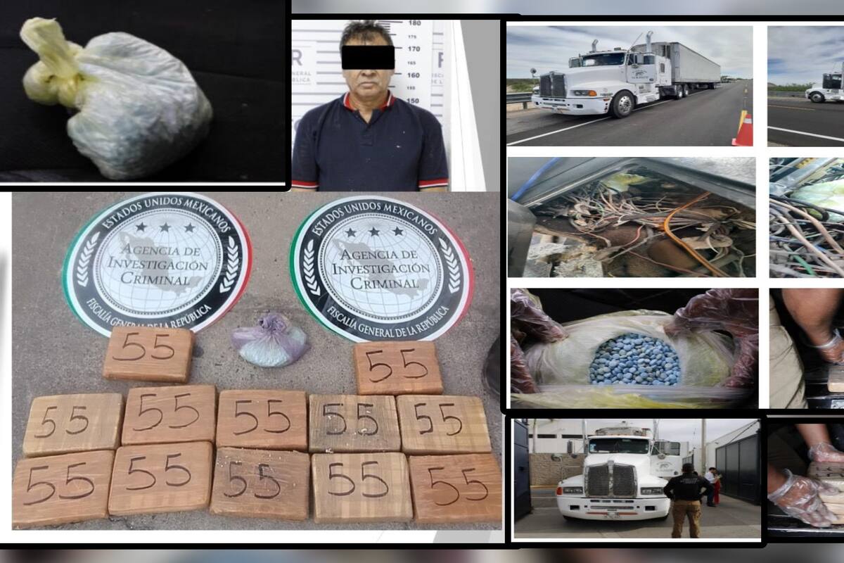 Detienen a hombre y decomisan 13 kilos de fentanilo en operativo en Hermosillo