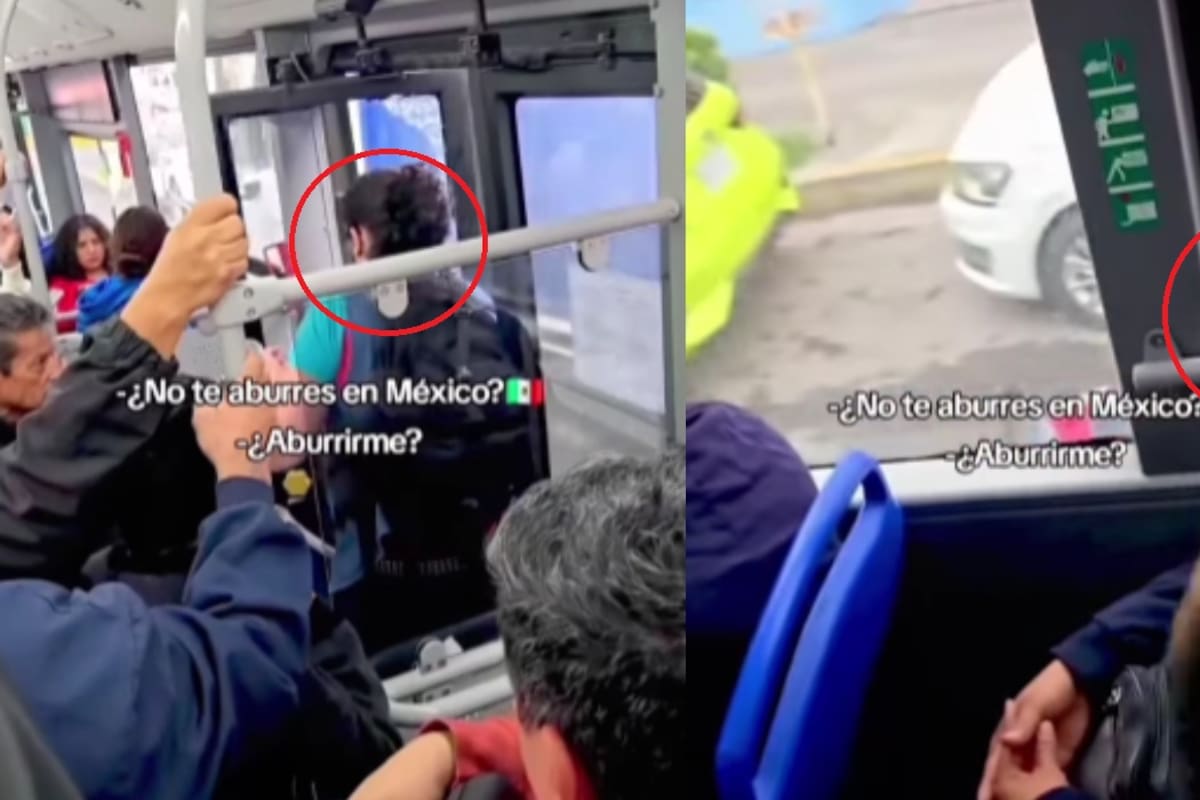 Hombre sorprende a todos al saltar de un camión en movimiento en lugar de pedir la parada