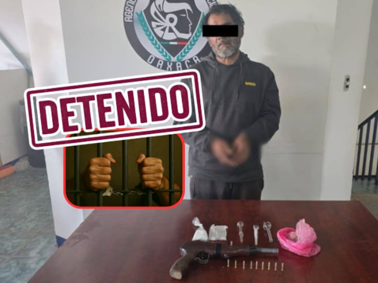Detenido en Oaxaca tras abrir fuego con arma hechiza contra agentes: enfrentamiento por violencia familiar termina con hallazgo de cristal