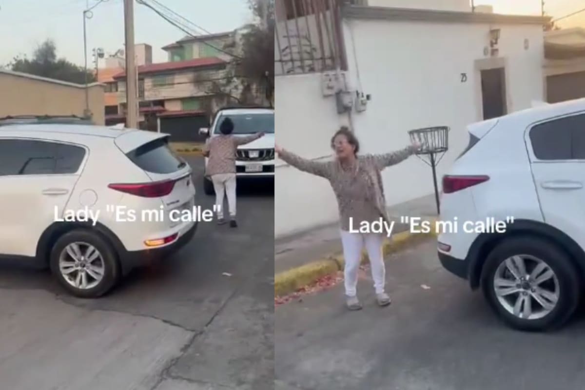 “Lady es mi calle”: mujer bloquea paso vehícular en Ciudad Satélite y el video se vuelve viral en redes sociales | VIDEO