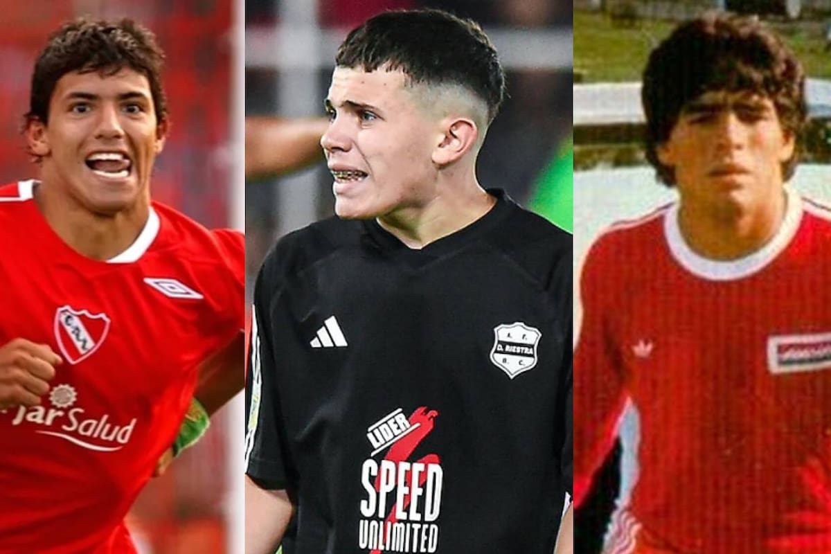 Mateo Apolonio, el niño de 14 años que superó al Kun Agüero y Maradona en la Liga Argentina