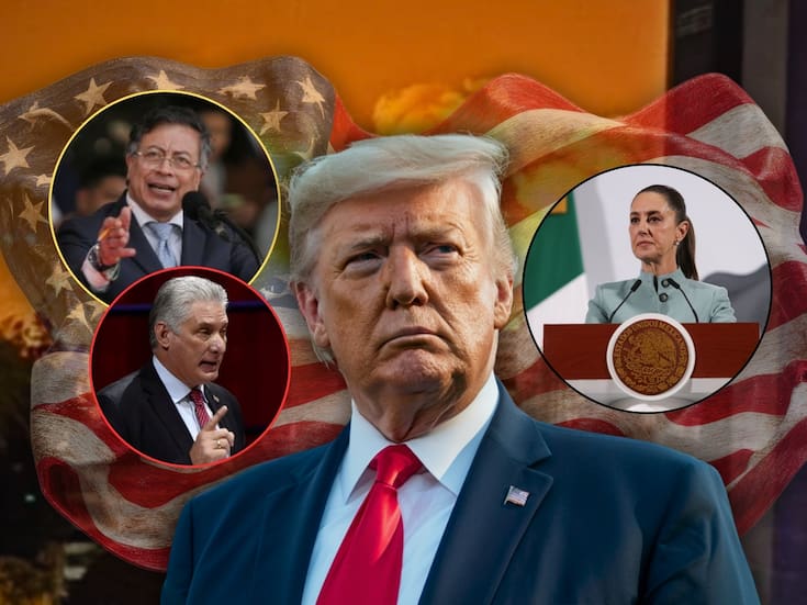 Tras la toma política de EEUU en Venezuela, ¿México, Cuba y Colombia podrían ser los siguientes? Trump aseguró que Sheinbaum no es la gobierna, sino el crimen organizado, y que ella está “muy asustada”, además de que lanzó advertencias a Gustavo Petro y al país “gobernado por hombres seniles”
