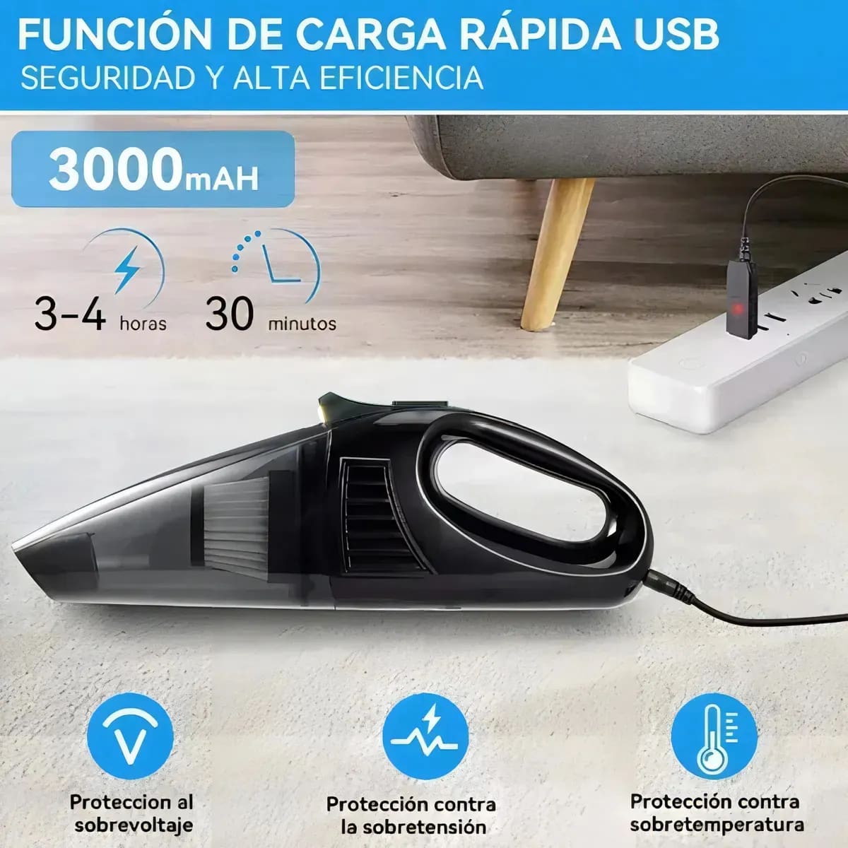 Aspiradora inalámbrica Aiyinsmart AS01 | Mercado Libre