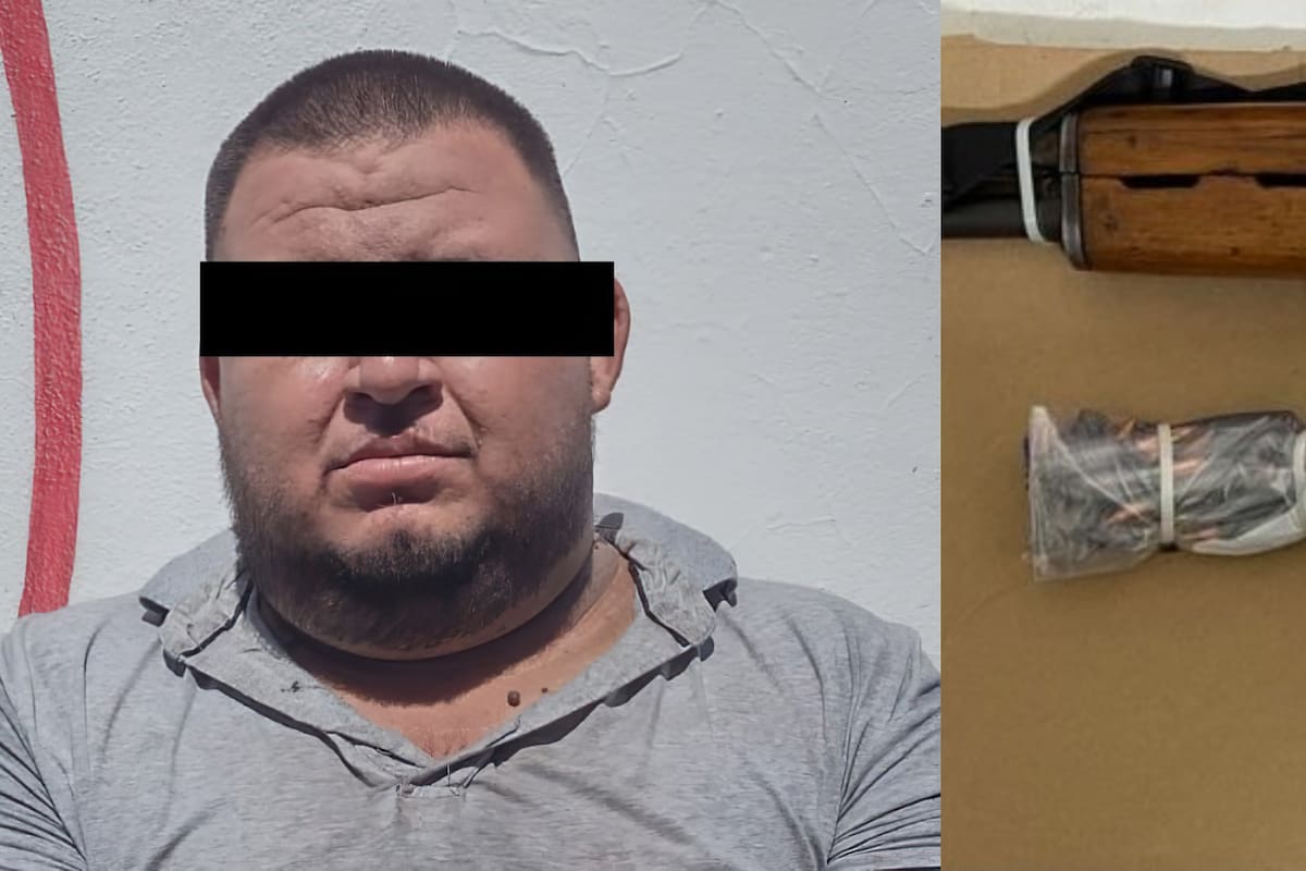 Aseguran PESP y Sedena a navojoense, armas largas y 130 cartuchos