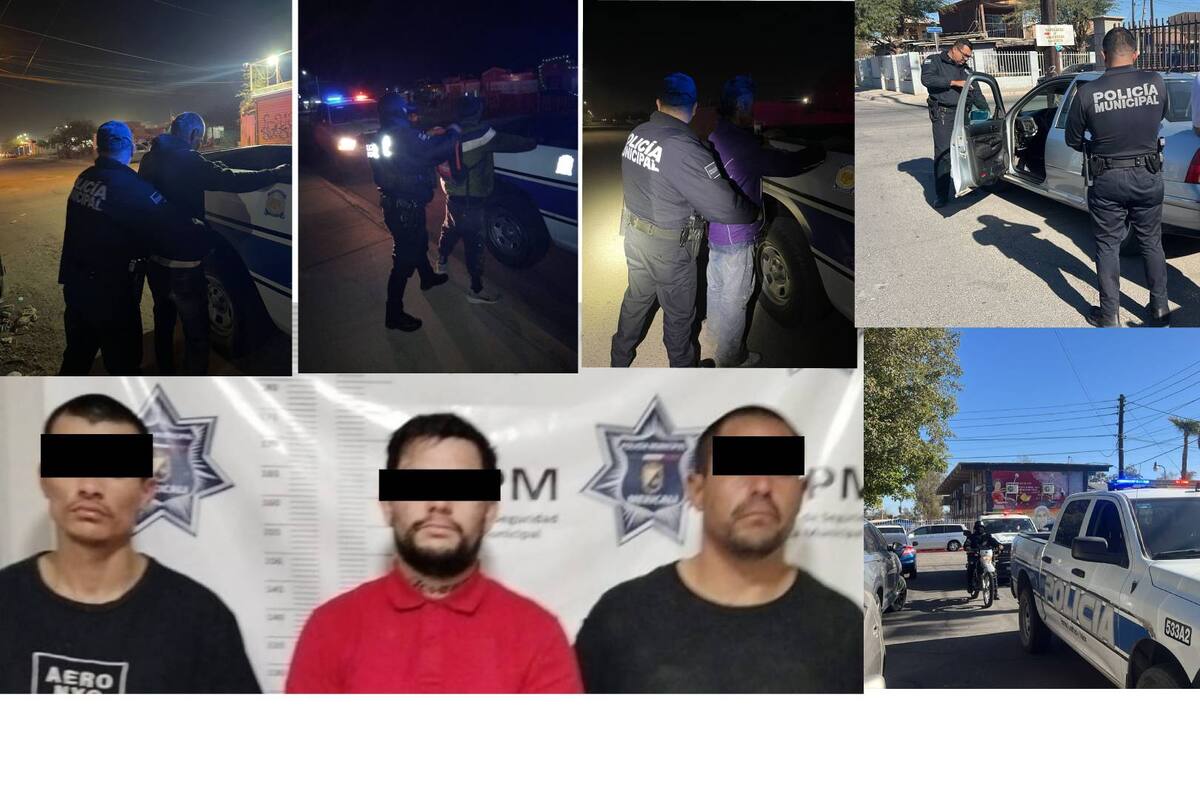 Detienen a 12 personas en operativos