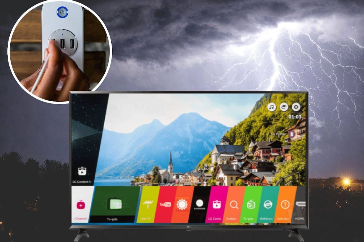 ¿Basta con apagar los electrodomésticos cuando llueve? Esto explican especialistas sobre el riesgo de las tormentas eléctricas y las sobrecargas