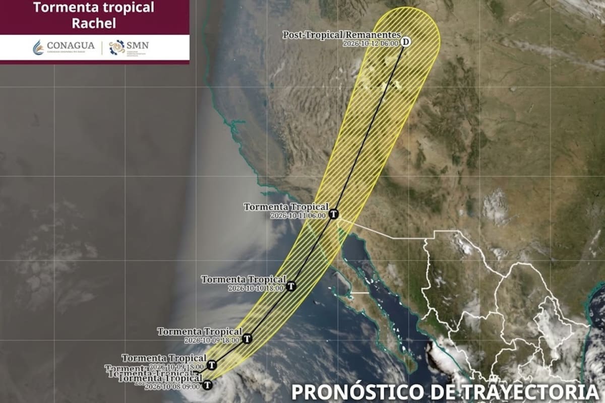 Lluvias y vientos de hasta 140 km/h pondrán en alerta a Baja California este fin de semana