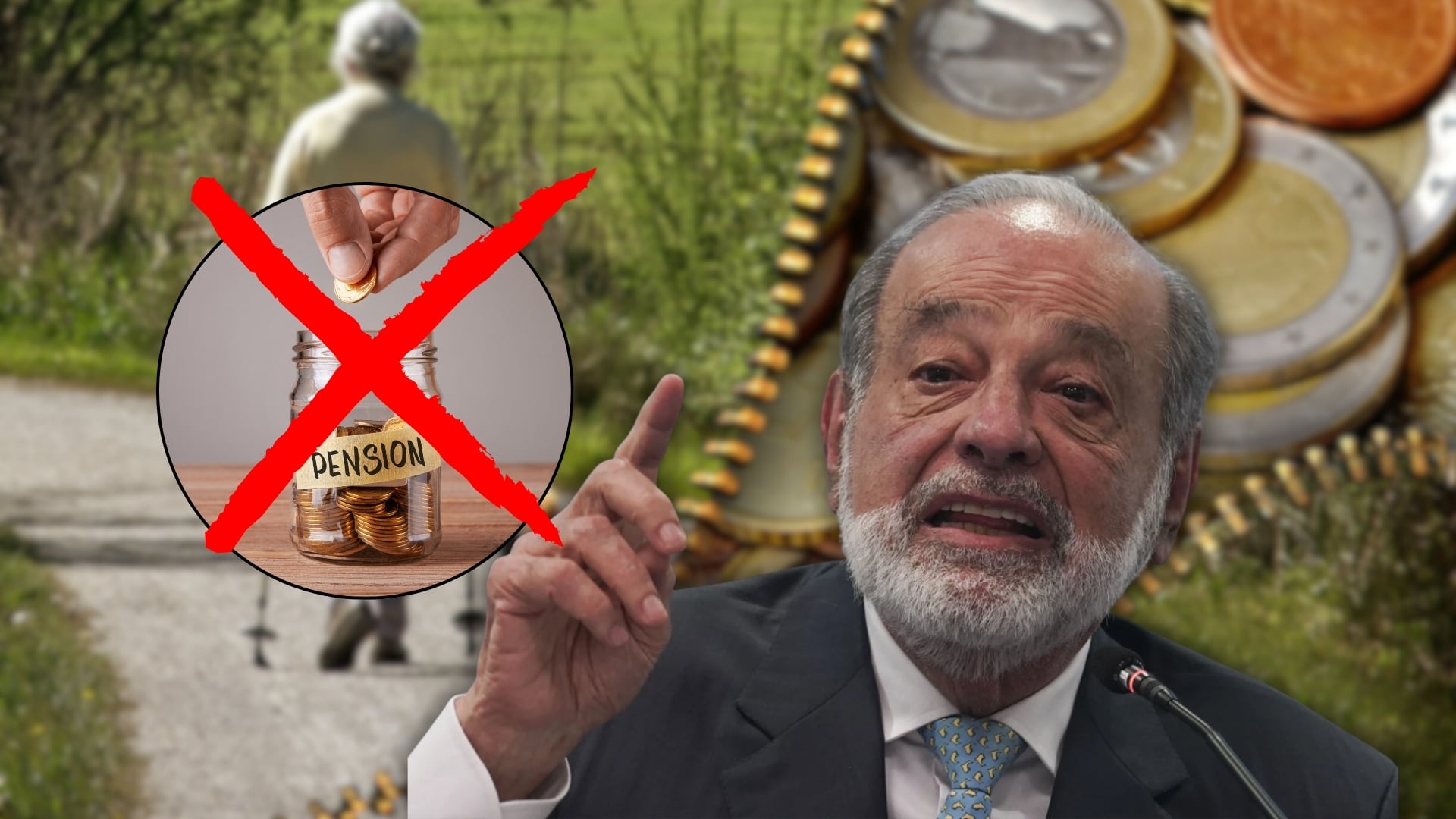 Carlos Slim propone eliminar pensiones del IMSS y Bienestar; críticos señalan que el hombre más rico de México sugiere a adultos mayores