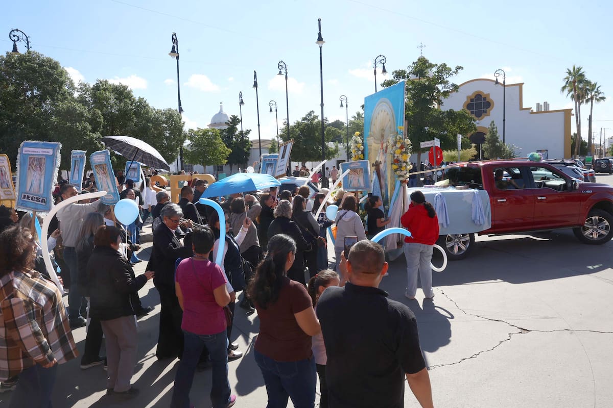 La llegada al Santuario de Nuestra Señora de la Candelaria fue un momento de gratitud y una muestra de fe viva, reafirmando la presencia de la Virgen en la vida de sus devotos.