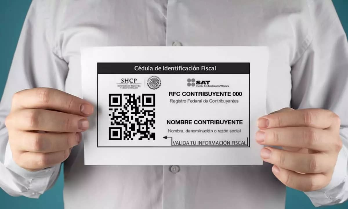 En línea se puede obtener gratis la Cédula de Identificación Fiscal, que incluye el RFC, el cual se puede imprimir y guardar en PDF