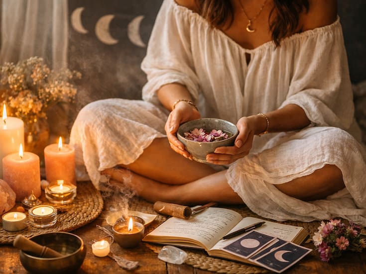 Rituales femeninos para cambiar tu energía: la tendencia que domina redes en 2025–2026