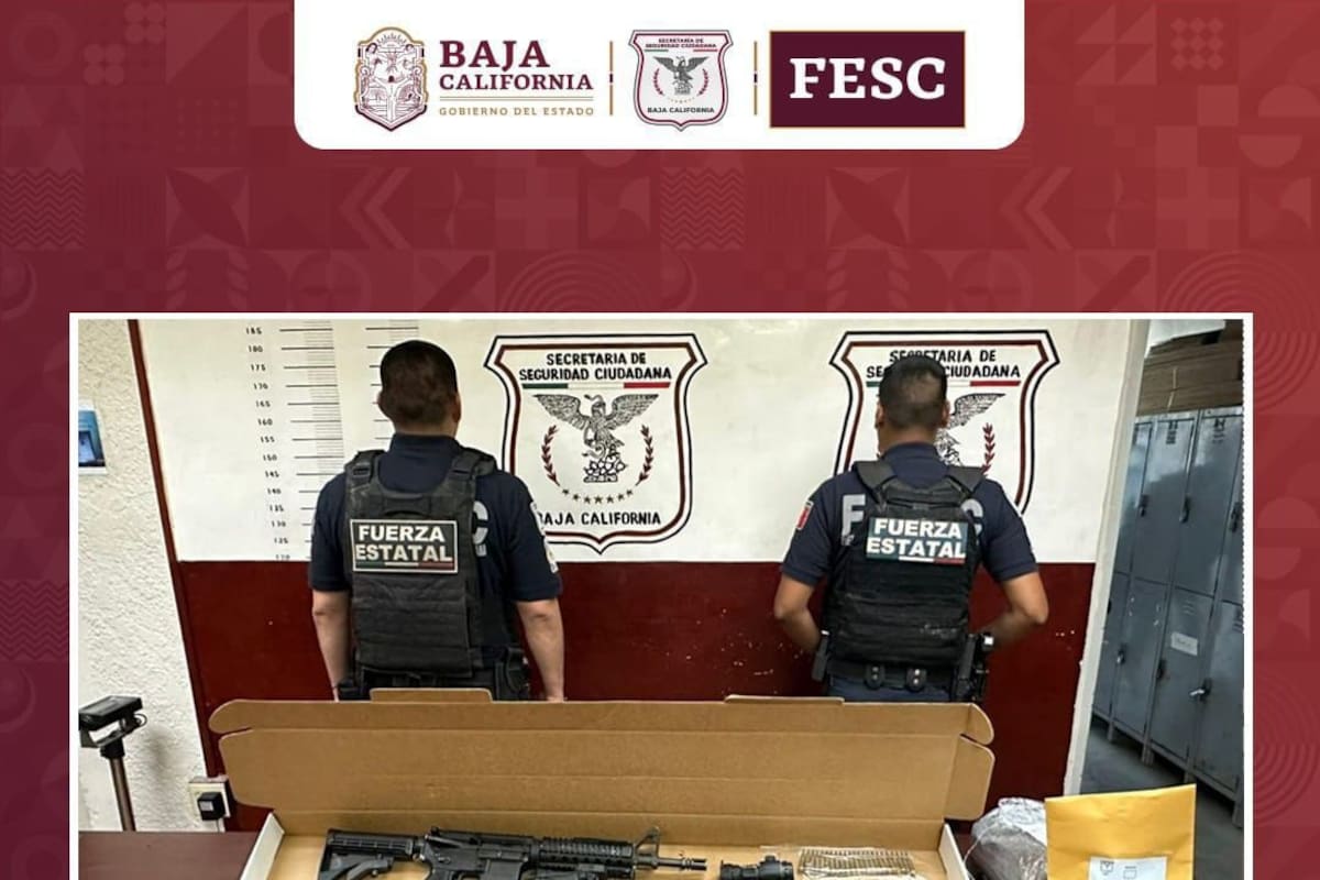 Localizan fusil en un camioneta con reporte de robo reciente