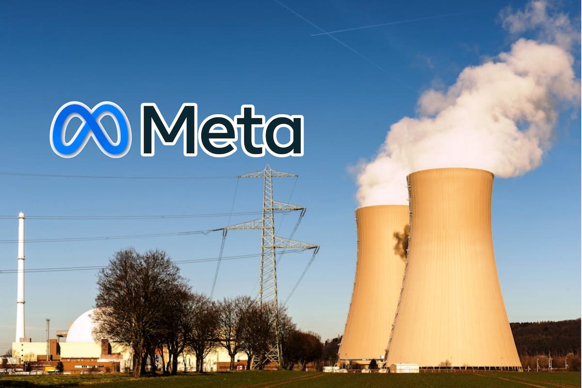 Meta cierra acuerdos de energía nuclear para alimentar centros de datos de IA