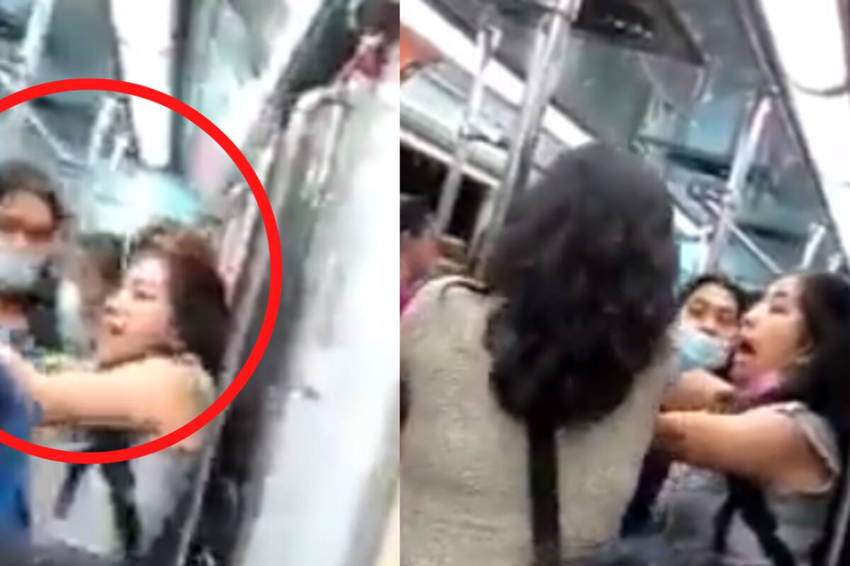 VIDEO: ¡Otra vez! Mujeres se pelean por un asiento en el Metro de la CDMX