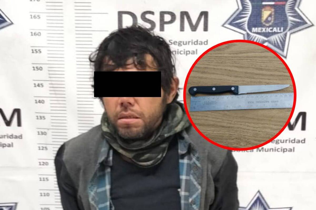 Le aseguran cuchillo a sospechoso de robos en División del Norte