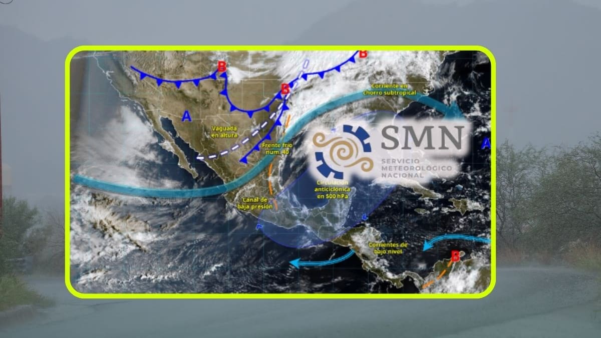 Frente frío 40 “enfriará” estas ciudades con lluvias de hasta 75 mm y evento de “norte” el viernes; el sábado dejará contraste entre heladas y calor de 45°C