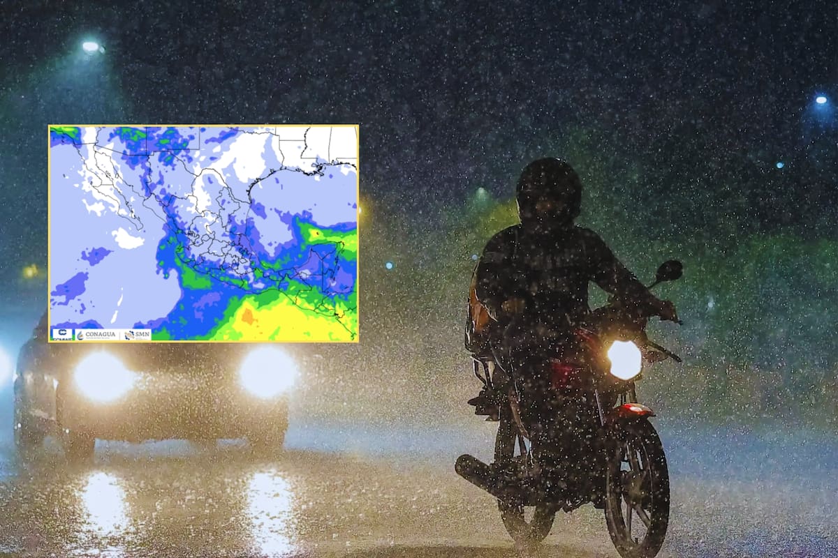 Frente frío y baja presión dejarán lluvias severas con vientos fuertes este martes en estas ciudades; en algunas partes se esperan hasta 150 milímetros