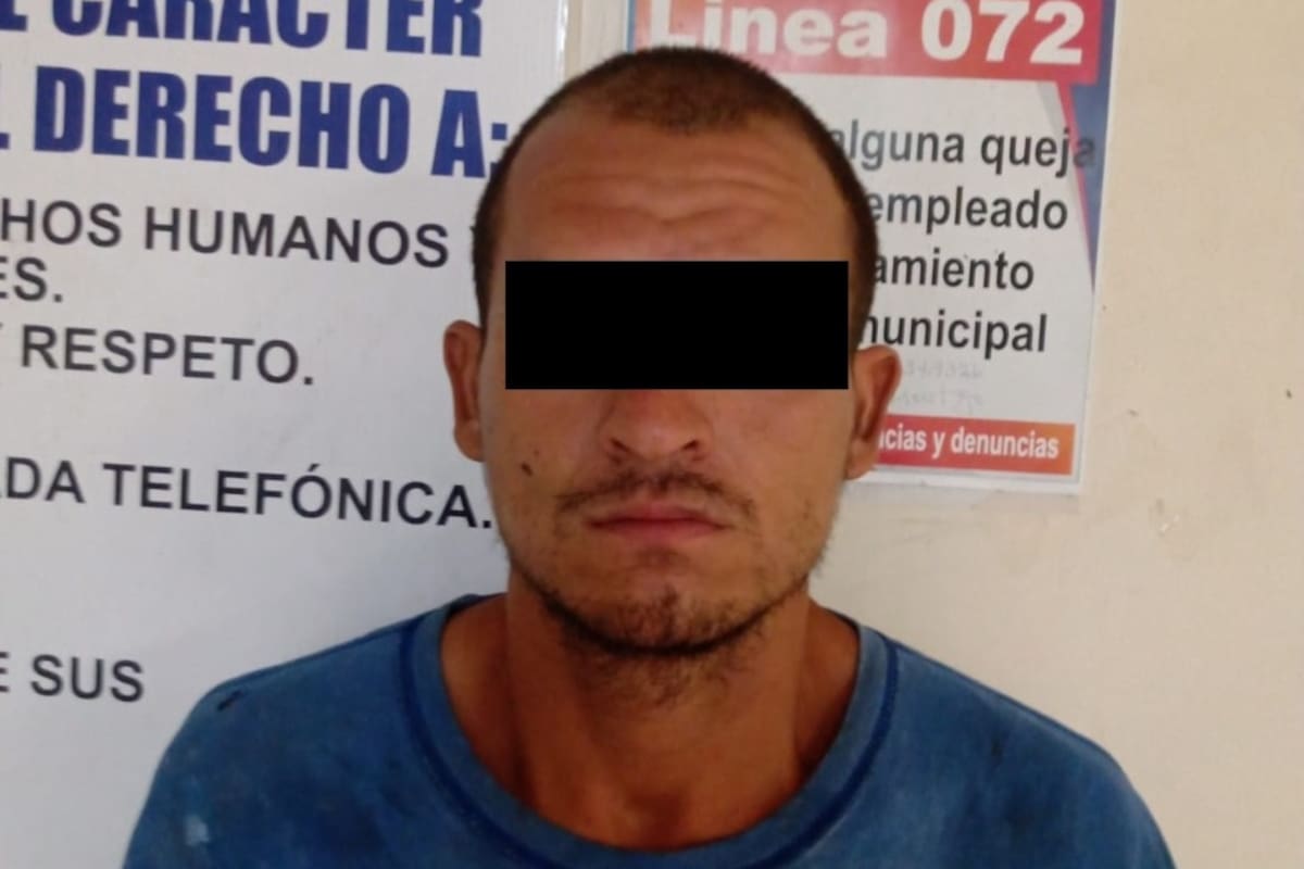 Detienen a "El Kalin" por allanamiento a Jardín de Niños.