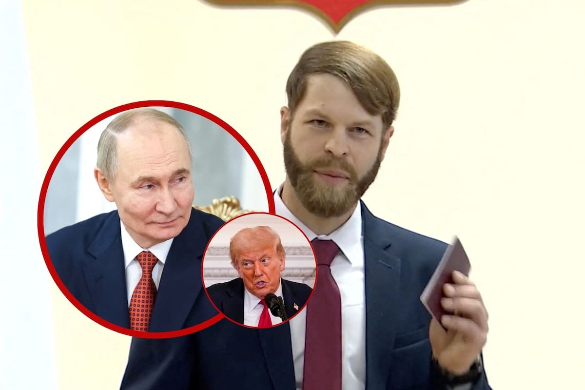 Putin concede la ciudadanía rusa a estadounidense que ayudó a Rusia desde Ucrania