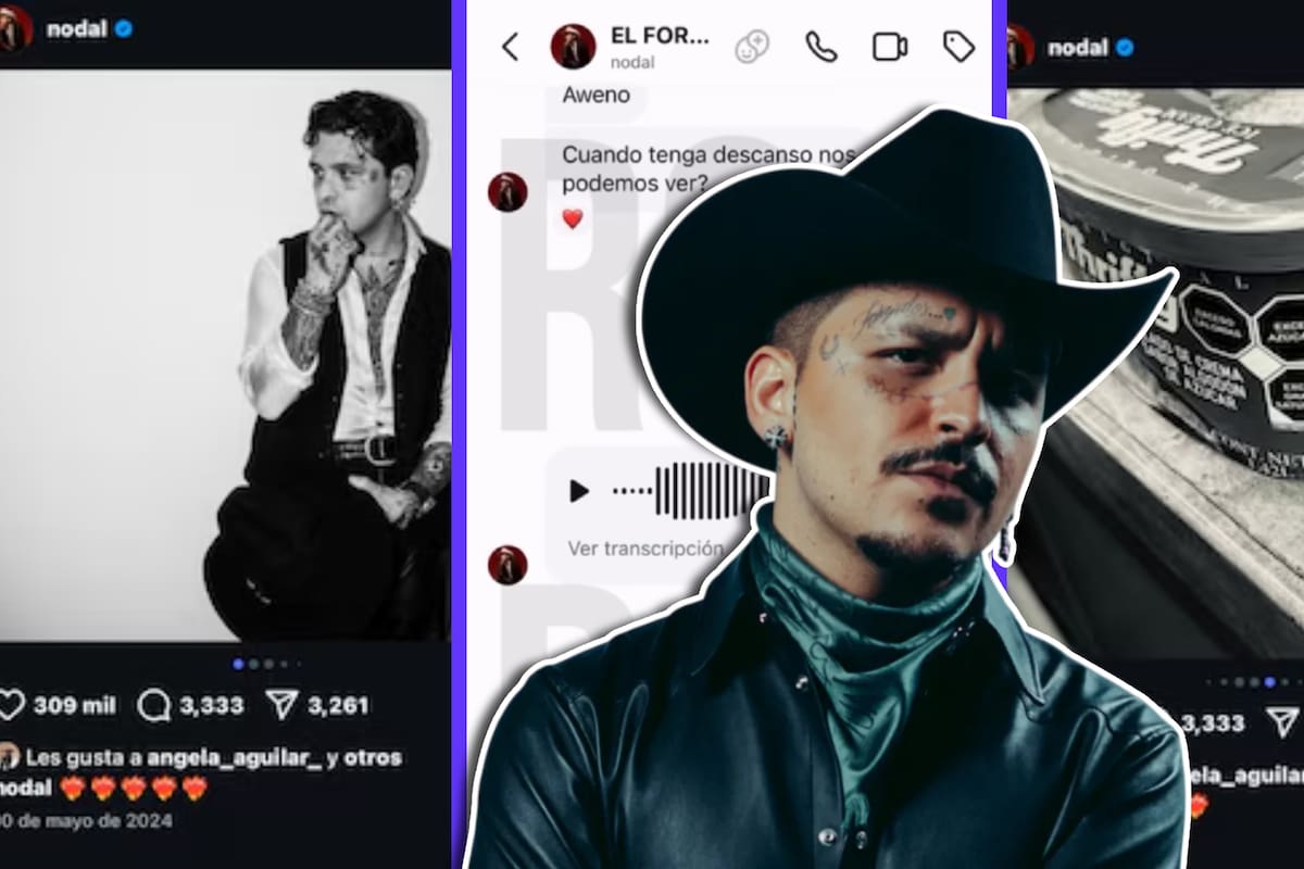 Filtran supuestos mensajes románticos de Christian Nodal con una fan en 2020; aseguran que fue infiel a Belinda
