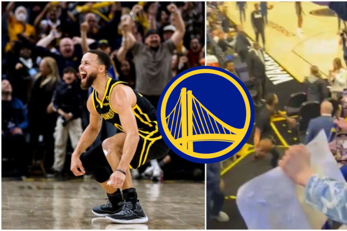 VIDEO: Stephen Curry rompe las redes sociales con su canasta viral tirando DESDE EL TÚNEL