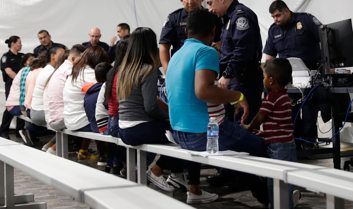 Migrantes en EU. Foto: AP