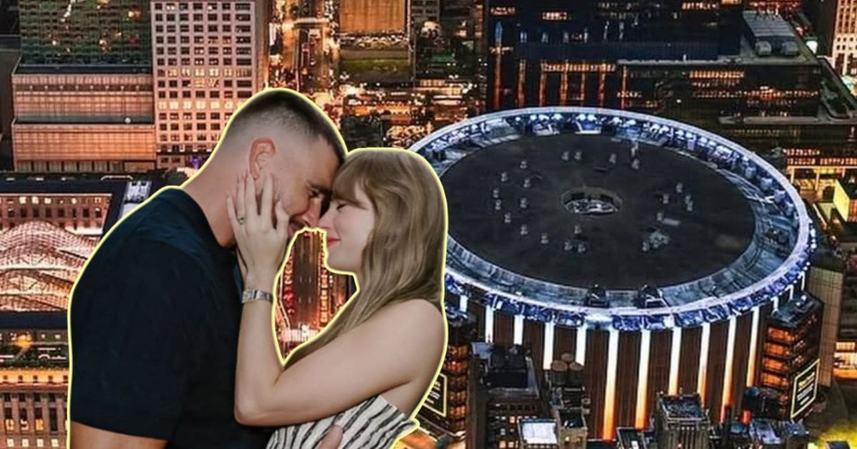 Taylor Swift y Travis Kelce inician festejos de boda en el Madison Square Garden