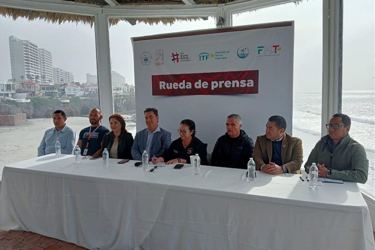 Anuncian cuatro torneos de tenis en Rosarito; se pretende impulsar el deporte y turismo