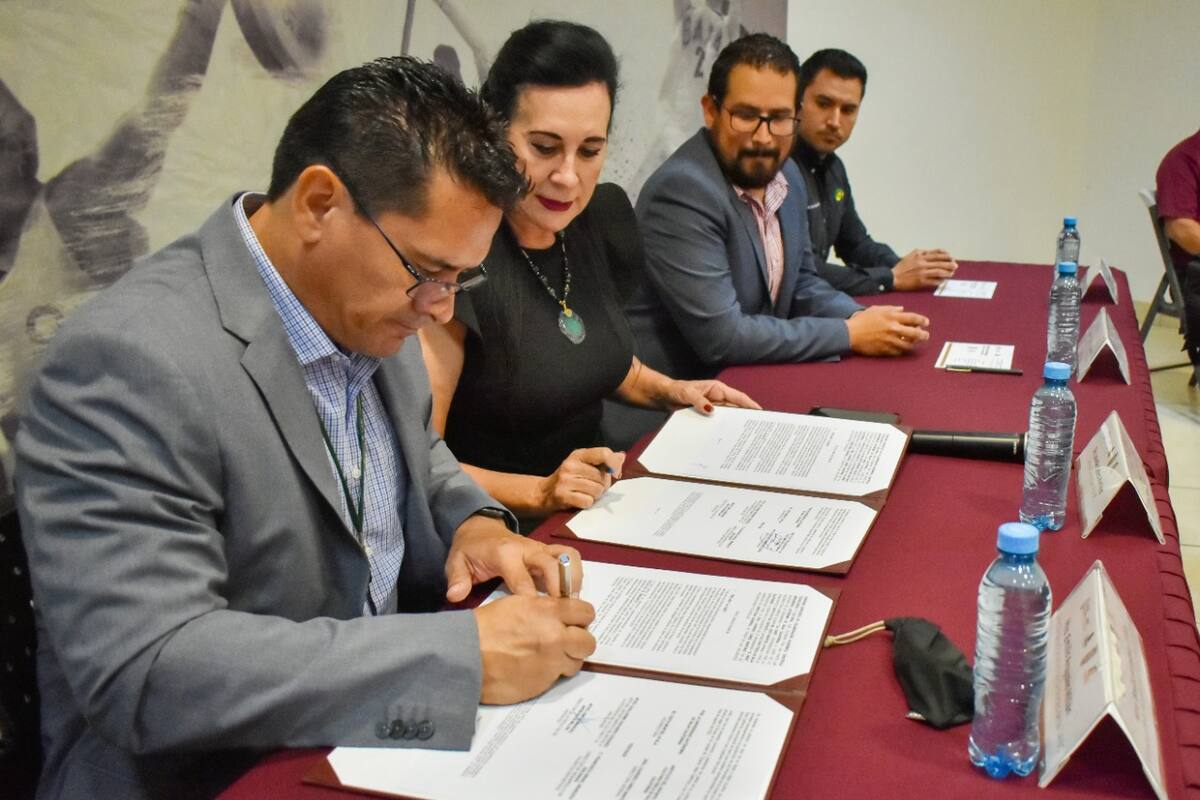 INDE y UABC firman proyecto en beneficio del deporte estatal